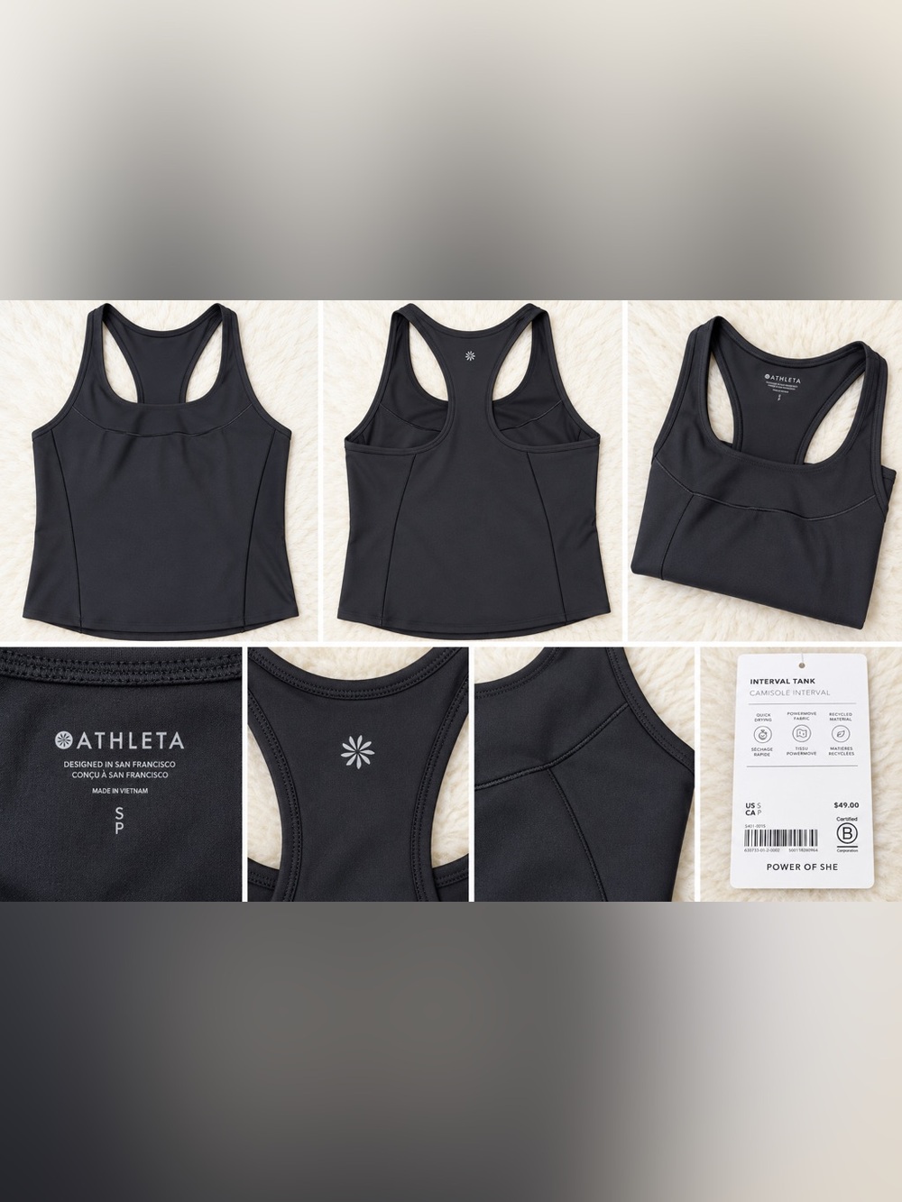 Athleta Interval Tank — NWT — Size S